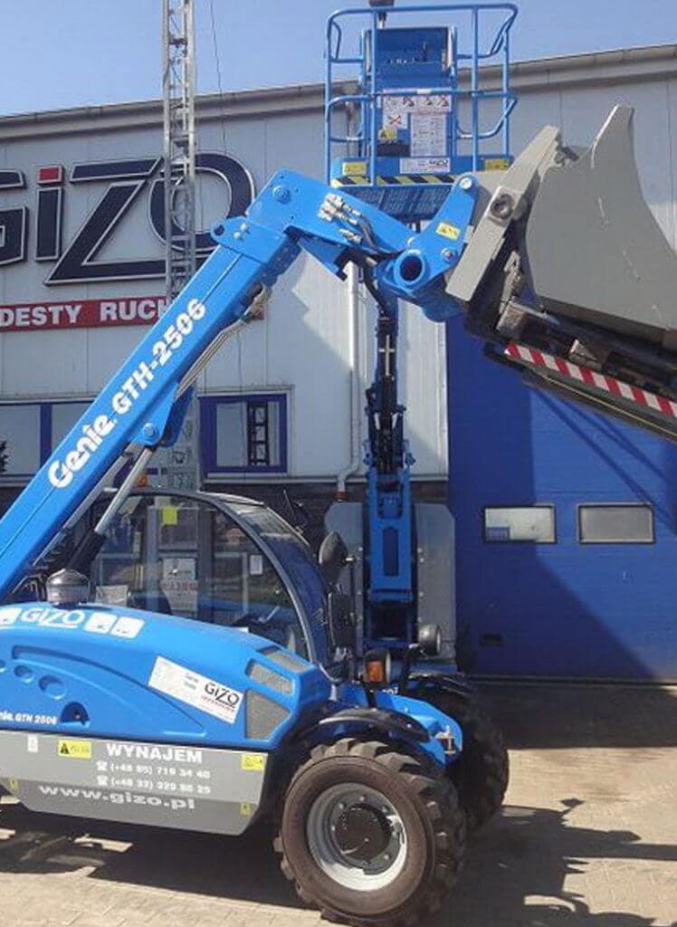 Szkolenia na ładowarki teleskopowe - tło